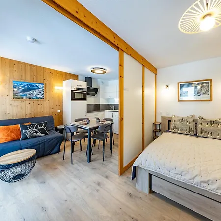 T2 A Francois Longchamp, 6 Pers, Balcon Sud, Proche Pistes - Fr-1-807-22 * Saint-François-Longchamp